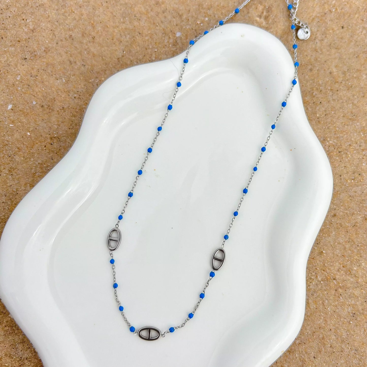 Collier Jenna Silver Bleu