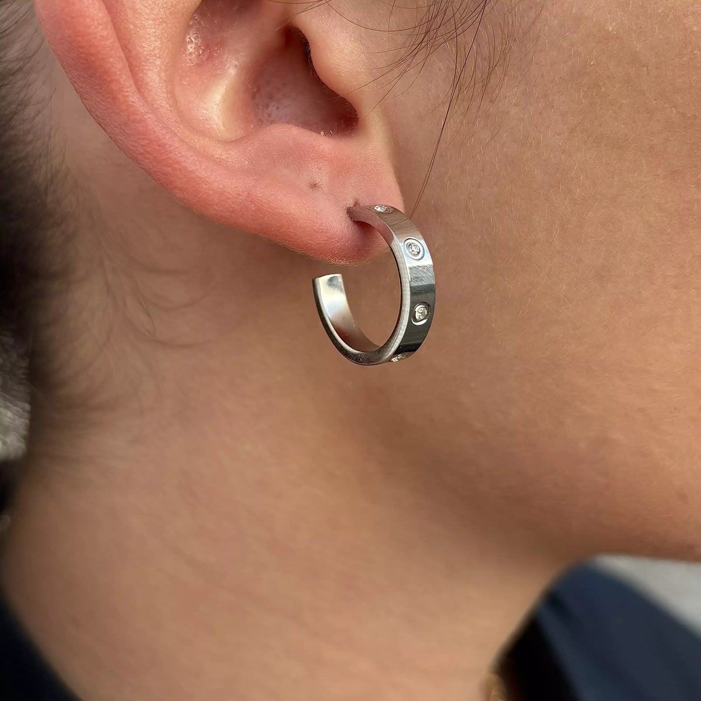 Boucles d’oreilles Paris Silver