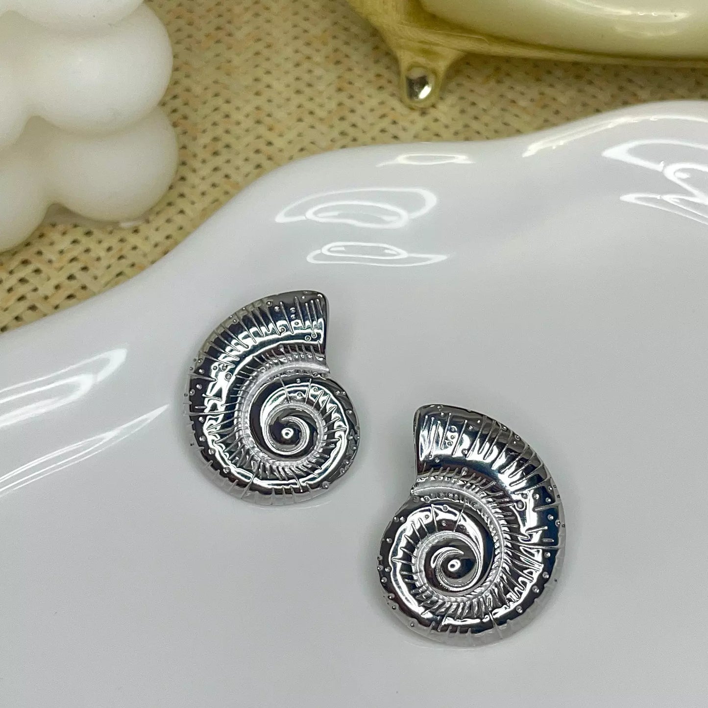 Boucles d’oreilles Caraïbes Silver
