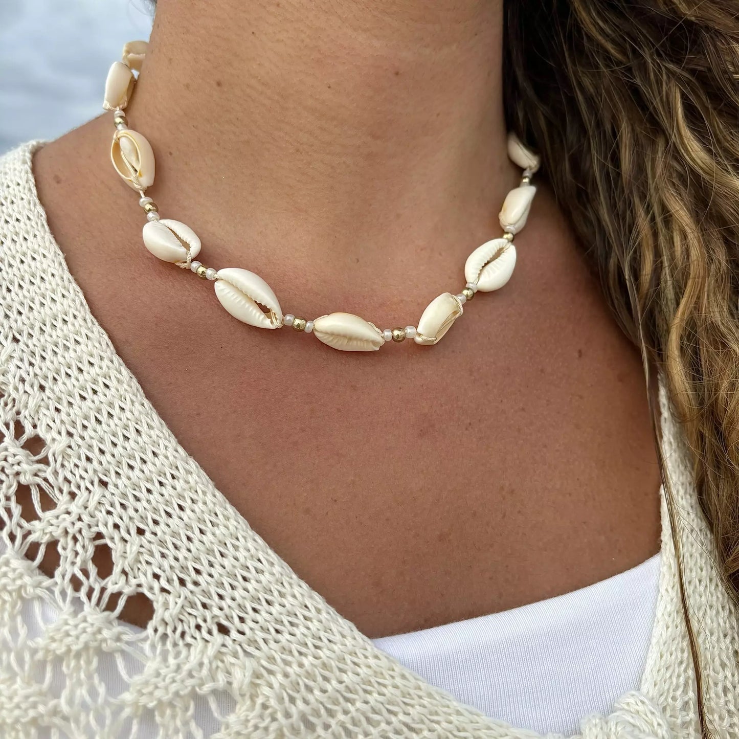 Collier coquillage
