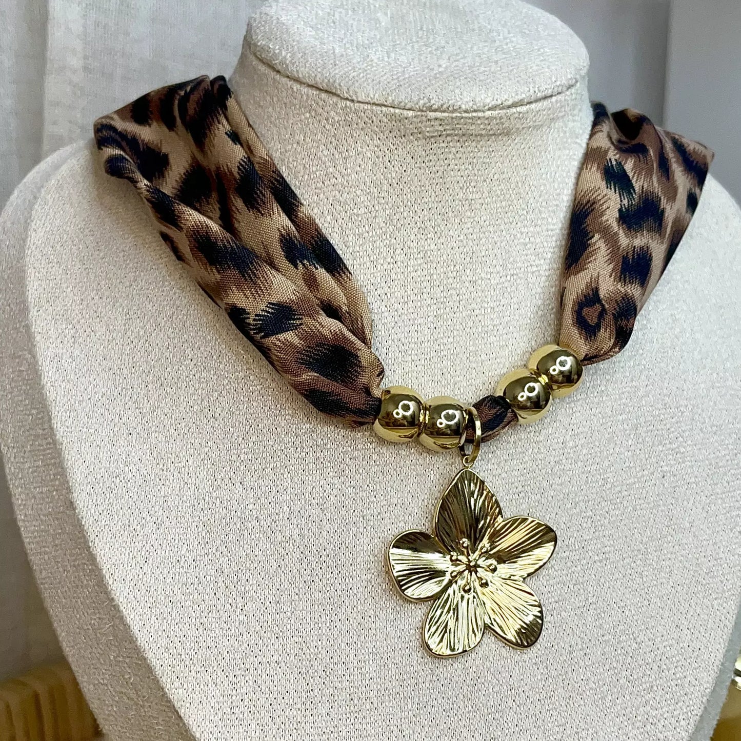 Collier Léopard Ortensia