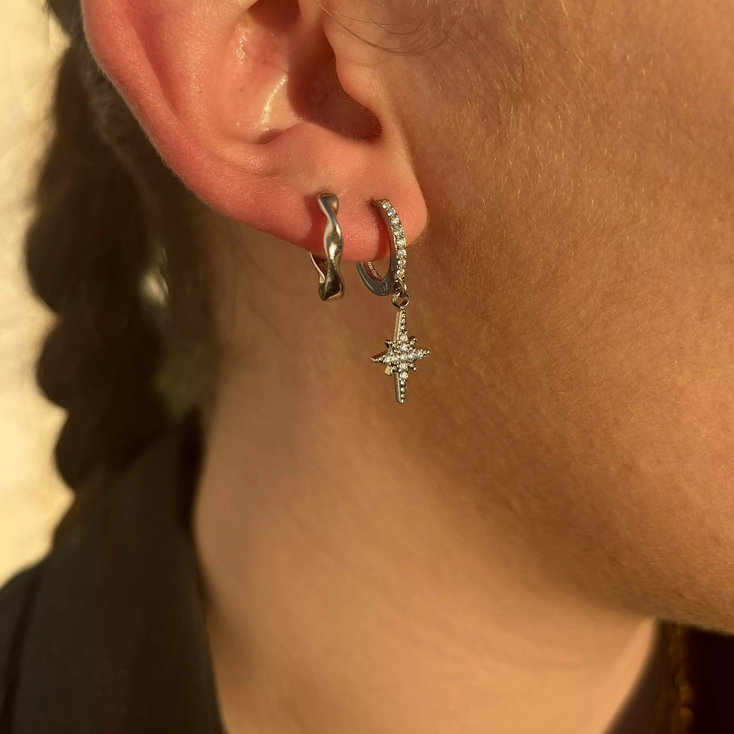 Boucles D’oreilles Mini Silver