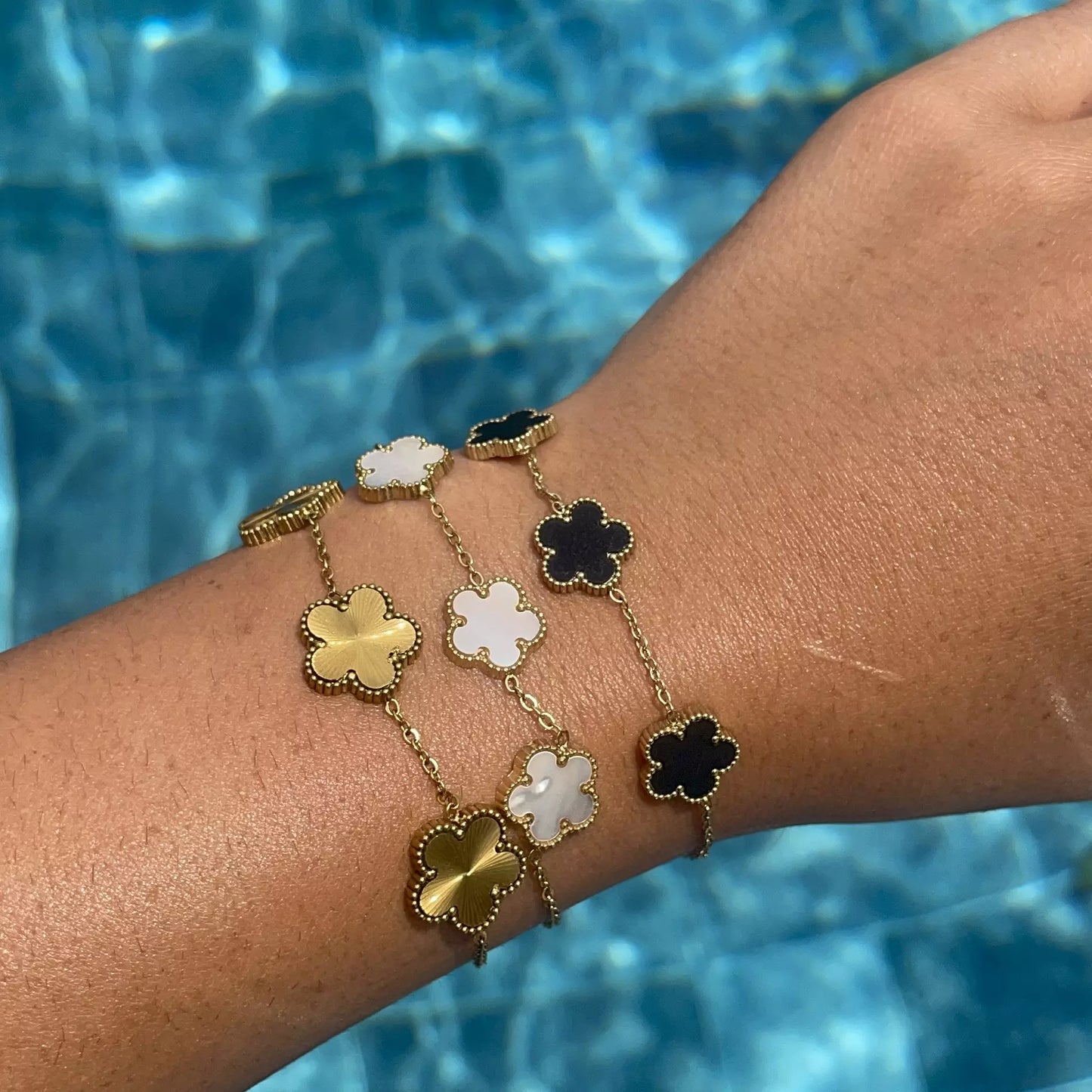 Bracelet Stella Silver Noir