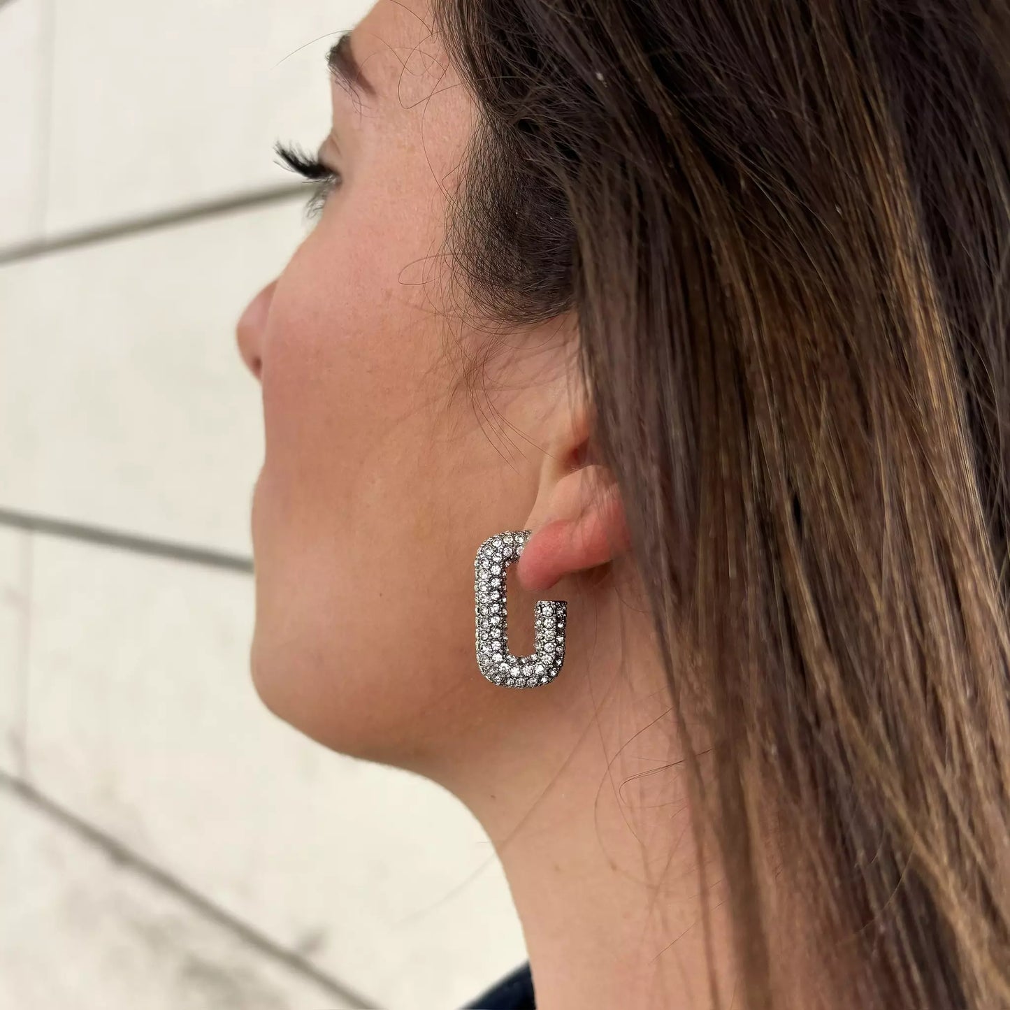 Boucles D’oreilles Strass