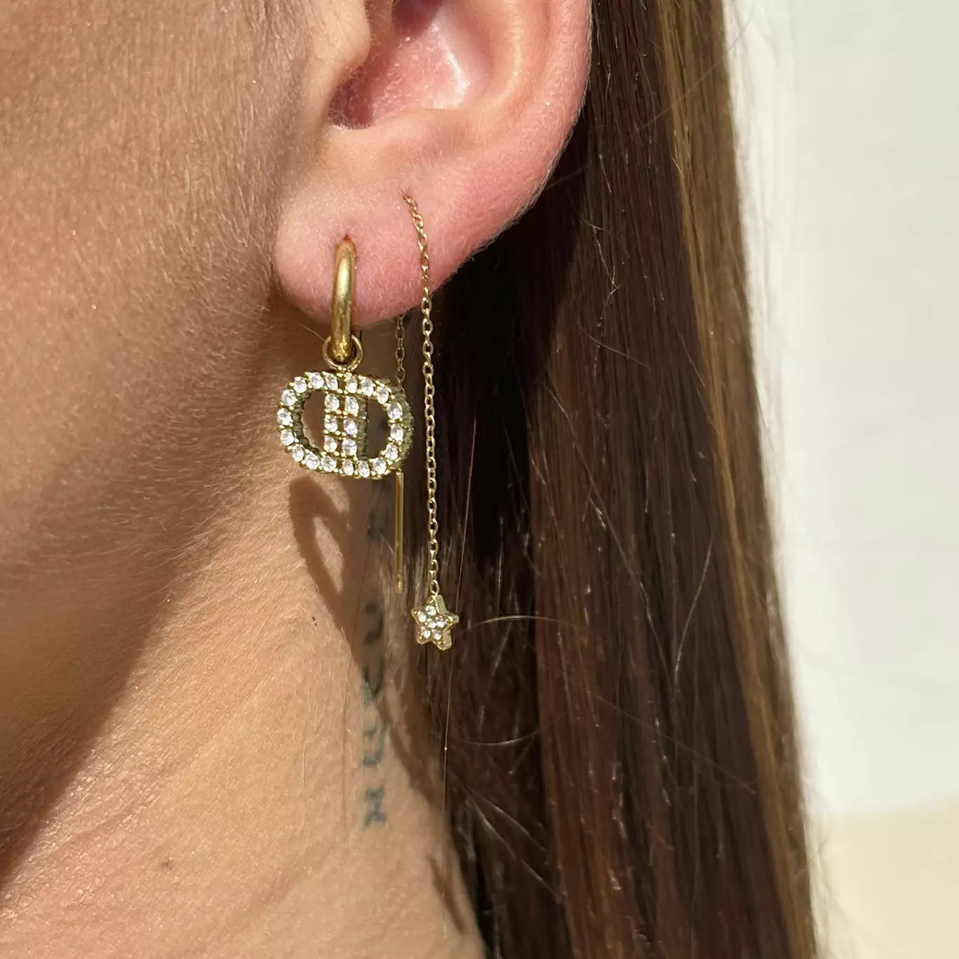 Boucles d’oreilles Star Gold