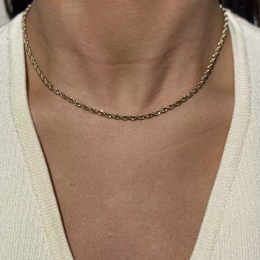 Collier Tornade Gold