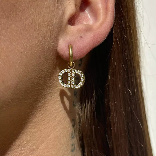 Boucles d’oreilles CD Gold